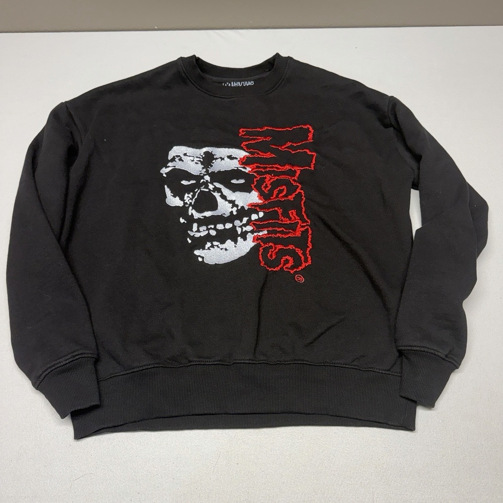 Misfits Small Crewneck Sweatshirt Black Red Crimson Ghost Danzig Samhain